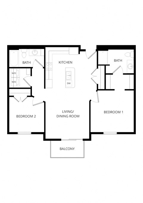 a floor plan of a house showing the living room and dining room
